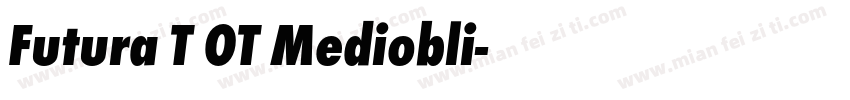 Futura T OT Mediobli字体转换